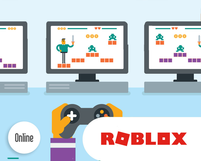 Online course - Young game developer in ROBLOX (5 meetings)